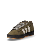 GRAND COURT ALPHA 00s  sneakers in pelle scamosciata con tre strisce verde bianco | Boscaini Scarpe