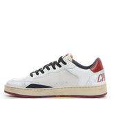 Sneaker bianco nero rosso | Boscaini Scarpe
