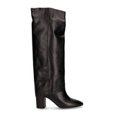 Stivale camperos con tacco in pelle nero - Stivali Donna | Boscaini Scarpe