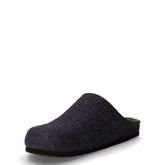 Loco ciabatta in tessuto blu bottiglia | Boscaini Scarpe
