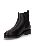 Stivaletto beatles in pelle nero | Boscaini Scarpe