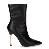 Stivale con tacco in ecopelle nero - Stivali Donna | Boscaini Scarpe