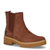 Carnaby Cool stivaletto in pelle e tessuto marrone - TIMBERLAND | Boscaini Scarpe