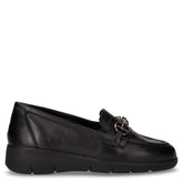 Mocassino in pelle con staffa nero - Mocassini Donna | Boscaini Scarpe
