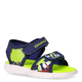 Sandalo in tessuto bambino blu | Boscaini Scarpe