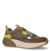 Groove Washed sneaker in tessuto e pelle militare - JEEP | Boscaini Scarpe