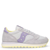 Jazz Original sneaker in tessuto e pelle bianco grigio viola | Boscaini Scarpe