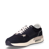 Team Mix sneaker in tessuto ed ecopelle blu | Boscaini Scarpe