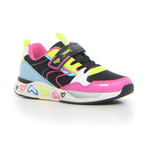 Sneaker bambina nero fuxia giallo - PRIMIGI AVANT | Boscaini Scarpe