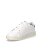 Sneaker in ecopelle bambino bianco nero latte | Boscaini Scarpe
