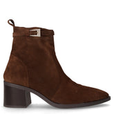 Tronchetto in pelle scamosciata marrone | Boscaini Scarpe