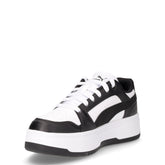 Rebound femme jr sneaker con platform da ragazza in ecopelle bianco nero | Boscaini Scarpe