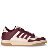 Rapid Court Low sneaker in ecopelle bianco bordeaux | Boscaini Scarpe
