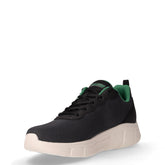 Bobs B Flex Icy Edge sneaker in tessuto ed ecopelle nero | Boscaini Scarpe