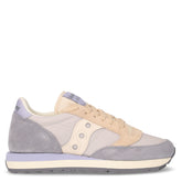 Jazz Original sneaker in pelle e tessuto grigio marrone - Sneakers Donna | Boscaini Scarpe