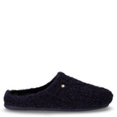 Gaga ciabatta in tessuto bouclé blu | Boscaini Scarpe