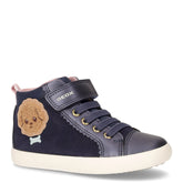 Gisli sneaker bambina in tessuto e pelle navy scuro - Scarpe Bambina | Boscaini Scarpe