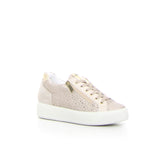 Sneaker con zip champagne - Mid Season Sale Sneakers Donna | Boscaini Scarpe
