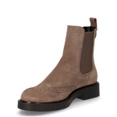 Stivaletto beatles in pelle stile inglese mandorla | Boscaini Scarpe