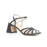 Sandalo con tacco nero - Sandali Con Tacco Donna | Boscaini Scarpe