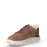 Spherica Plus sneaker in pelle ed ecopelle taupe | Boscaini Scarpe