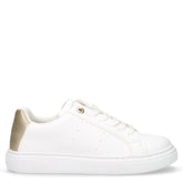 Sneaker in ecopelle bambina bianco platino | Boscaini Scarpe