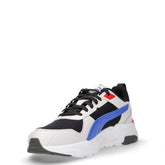 Trinity 2 sneaker in tessuto ed ecopelle nero blu grigio | Boscaini Scarpe