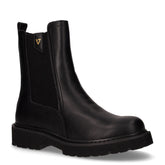 Stivaletto in pelle con zip nero | Boscaini Scarpe