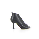 Sandalo con tacco nero nappa - Sandali Con Tacco Donna | Boscaini Scarpe