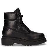 Anfibio con carrarmato in pelle nero - Anfibi Donna | Boscaini Scarpe