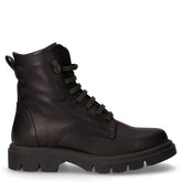 Anfibio in pelle con zip nero | Boscaini Scarpe