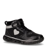 Mid sneaker da bambina in tessuto nero - PRIMIGI AVANT | Boscaini Scarpe