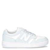 480 sneaker ragazza in pelle azzurro bianco - NEW BALANCE | Boscaini Scarpe