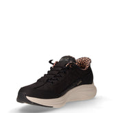 Contour Foam Leopard Dream sneaker in tessuto ed ecopelle nero | Boscaini Scarpe