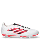 Predator Club Ft Fg/Mg scarpa da calcio in ecopelle bianco rosso nero | Boscaini Scarpe