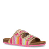 Ciabatta da bambina in tessuto colorato rosa - Ciabatte Bambina | Boscaini Scarpe