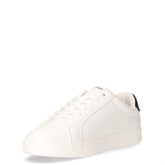 Sneaker bambino in ecopelle bianco nero | Boscaini Scarpe