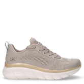 Bobs B Flex hi sneaker in tessuto taupe gold | Boscaini Scarpe