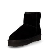 Stivaletto caldo in pelle nero | Boscaini Scarpe