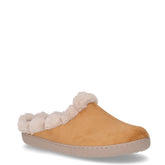 Ciabatta in tessuto ocra - Ciabatte Donna | Boscaini Scarpe