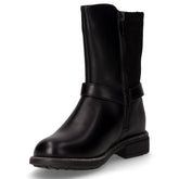 Stivale in ecopelle con zip bambina nero | Boscaini Scarpe