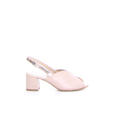 Sandalo con tacco nude salmone - Sandali Con Tacco Donna | Boscaini Scarpe