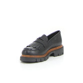 Mocassino chunky con frangia nero | Boscaini Scarpe
