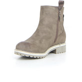 Stivaletto in ecopelle con zip taupe | Boscaini Scarpe