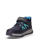 Crumb polacchino sportivo in ecopelle bambino navy blue | Boscaini Scarpe