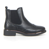 Stivaletto stile inglese con zip nero - Mid Season Sale Stivaletti Donna | Boscaini Scarpe