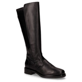 Stivale in pelle con zip nero | Boscaini Scarpe