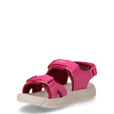 Strolly sandalo in ecopelle e tessuto tecnico bambina magenta | Boscaini Scarpe
