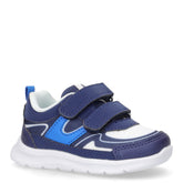 Getro sneaker in tessuto ed ecopelle blu bianco | Boscaini Scarpe