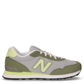 515 sneaker in tessuto ed ecopelle grigio verde - NEW BALANCE UOMO | Boscaini Scarpe